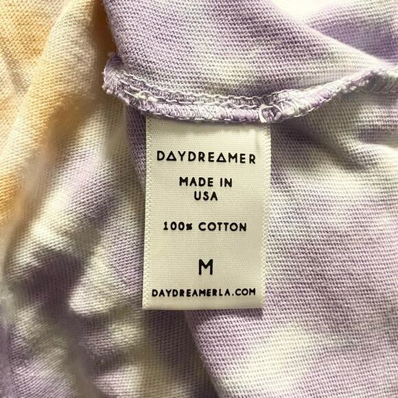 DAYDREAMER Spiral Tie Dye Long Sleeve Crop T-shirt - Picture 7 of 8